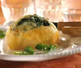 Kartoffeln mit Spinatfüllung