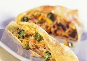 Gemüsestrudel im Asia-Style