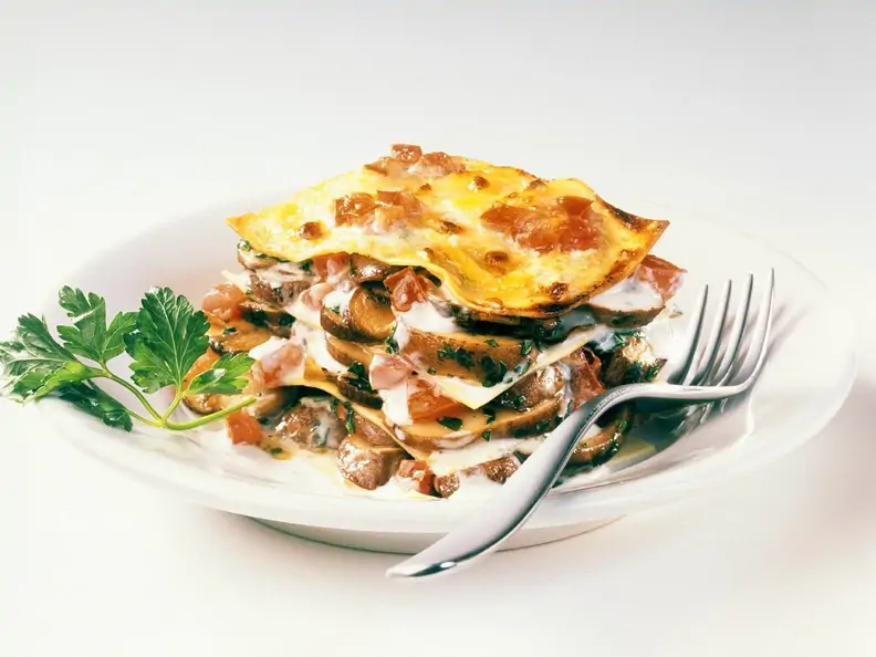 Lasagne mit Champignons