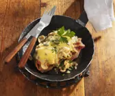 Deftig überbackenes Steak