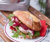Spanferkel-Sandwich