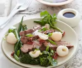 Steak mit Gemüse