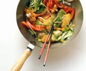 Gemüsegericht aus dem Wok