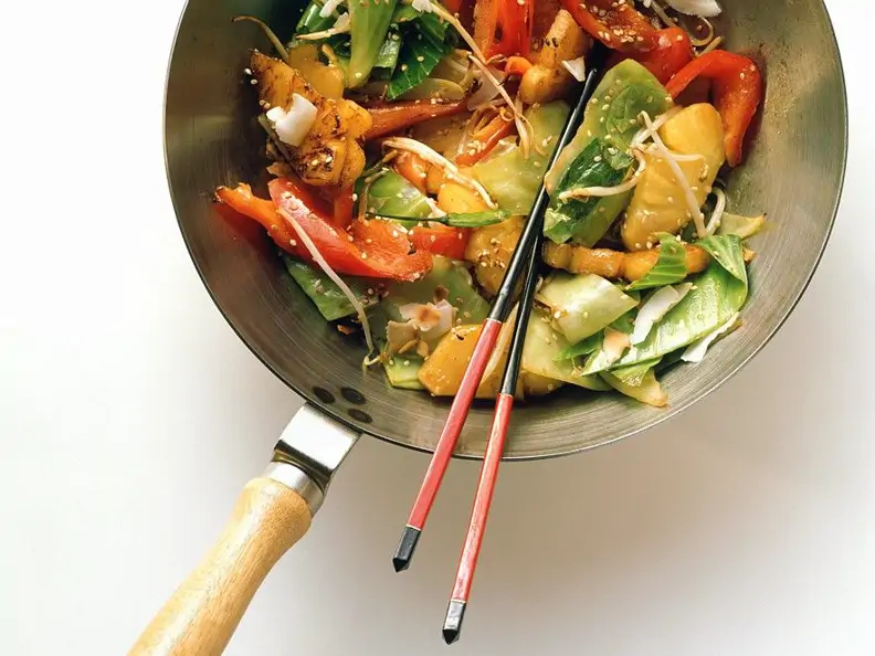 Gemüsegericht aus dem Wok