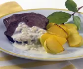 Sauerbraten mit Sahnesoße