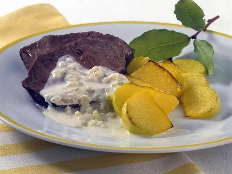 Sauerbraten mit Sahnesoße