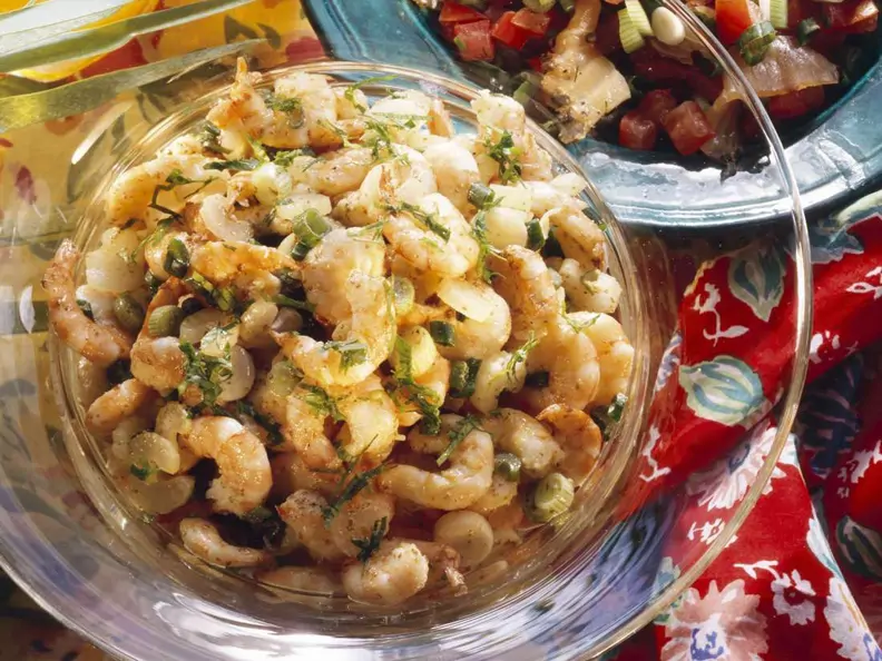 Shrimpssalat