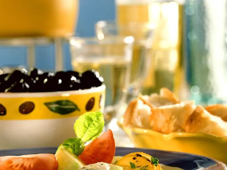 Mediterranes Käsefondue