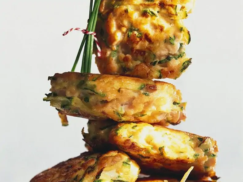 Lachs-Zucchini-Plätzchen