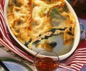 Lasagne mit Spinat und Lachs