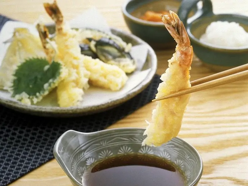 Ausgebackene Scampi