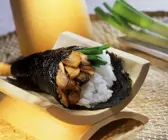 Sushi-Tüte mit Pilzen
