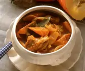Kürbiseintopf mit Kaninchen