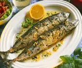 Makrele mit Knoblauch
