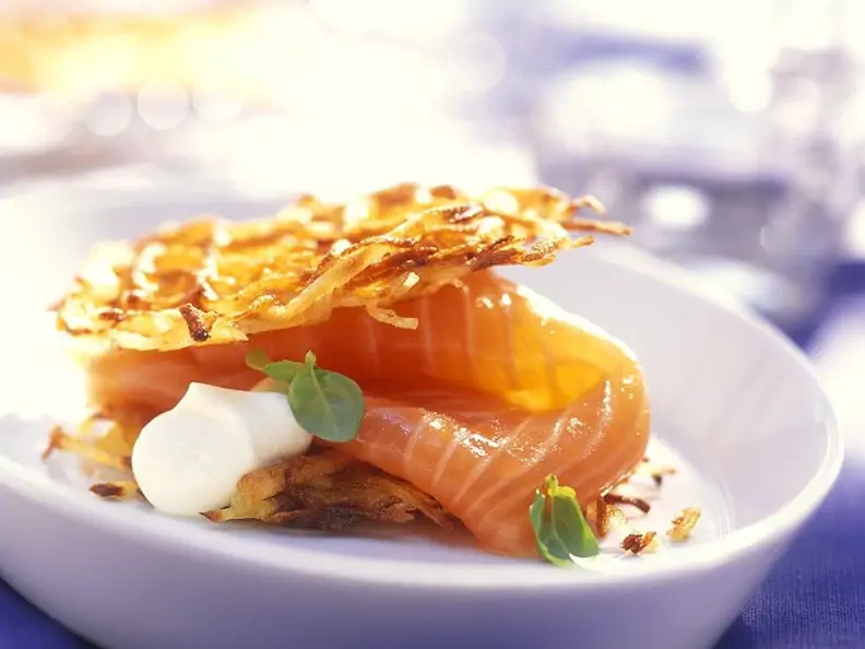 Rösti mit Räucherlachs