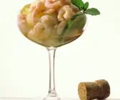 Garnelen mit Melone