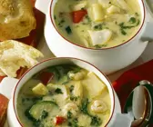 Kokos-Fischsuppe