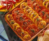 Kartoffelgratin mit Tomaten
