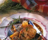 Kalbsschnitzel mit Schalottensauce