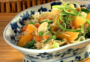 Reis mit Asia-Gemüse
