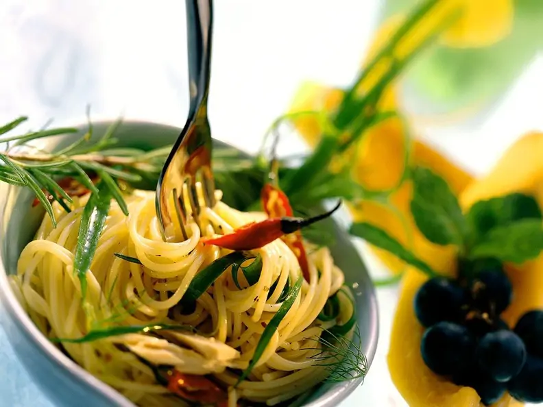 Kräuter-Spaghetti