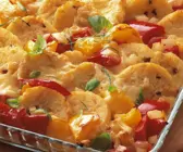 Knödel-Paprika-Gratin
