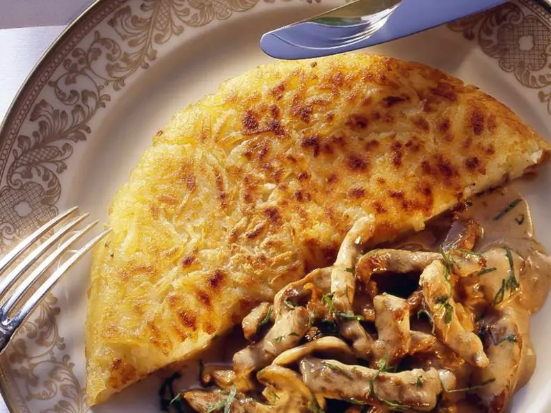 Kalbsgeschnetzeltes mit Rösti