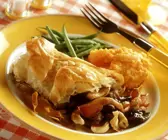 Blätterteig-Pilzpie mit Püree