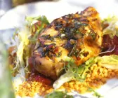 Hähnchenbrustfilet mit Linsensalat