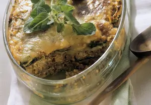 Hackfleisch-Reis-Auflauf
