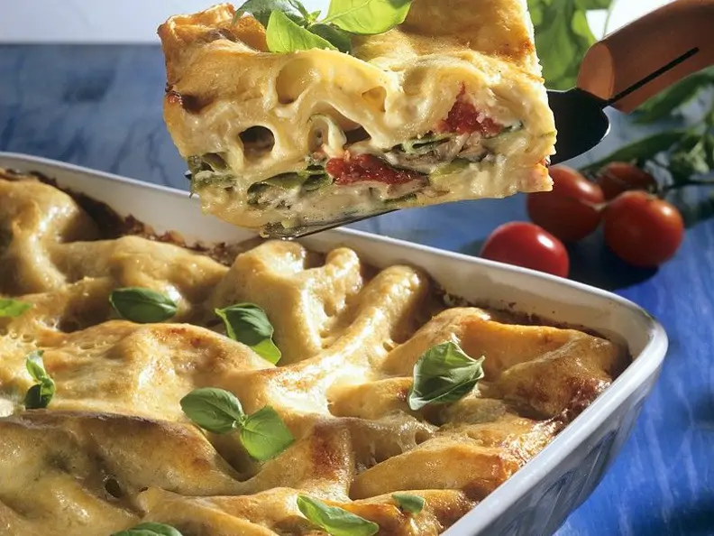 Pilz-Lasagne