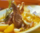 Lammchops mit Kartoffeln