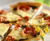 Spinat-Pizza