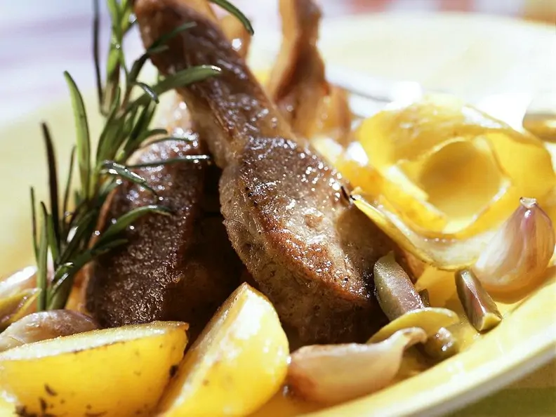 Gebratene Lammchops