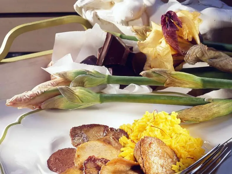 Dreierlei Fleisch mit Sahnesauce