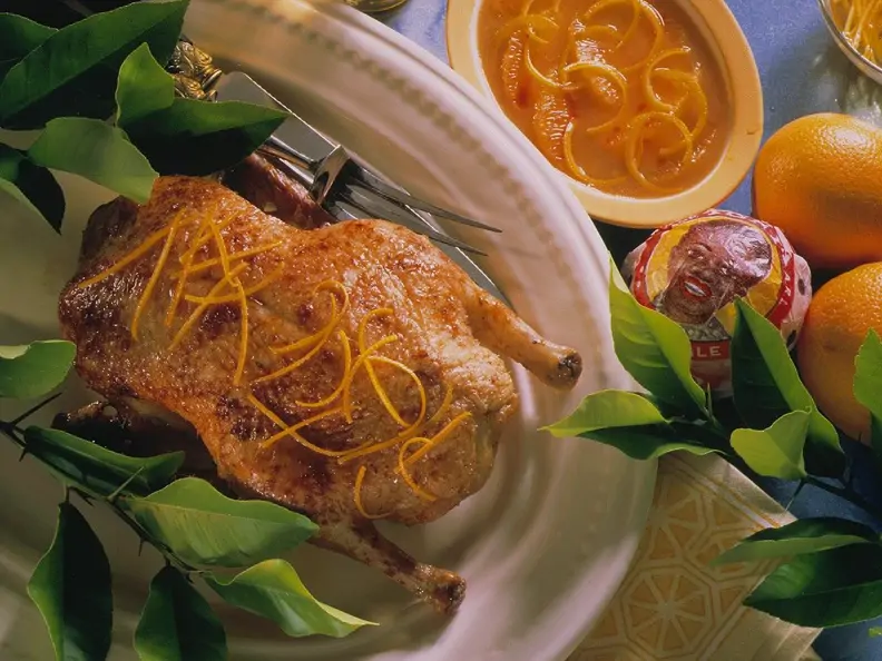 Orangen-Ente