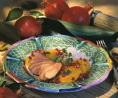 Entenbrust mit Kokos-Orangensauce
