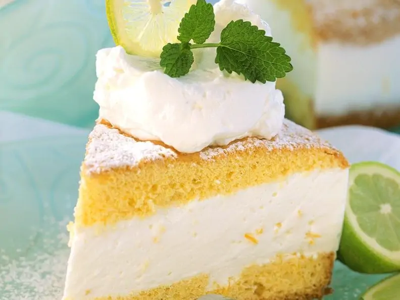 Käsesahne mit Zitrone