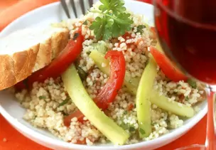 Veganer Couscous-Salat