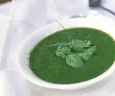 Vegane Spinatsuppe