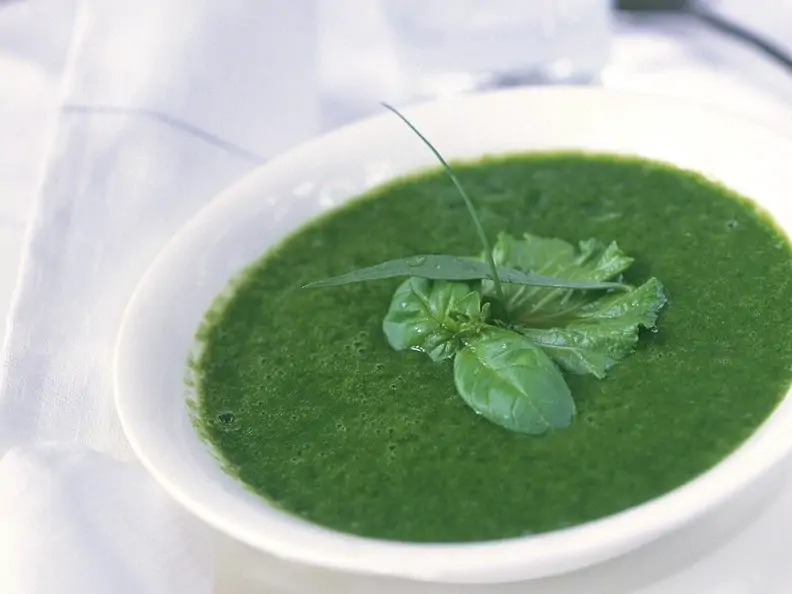 Vegane Spinatsuppe