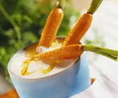 Möhren mit Dip