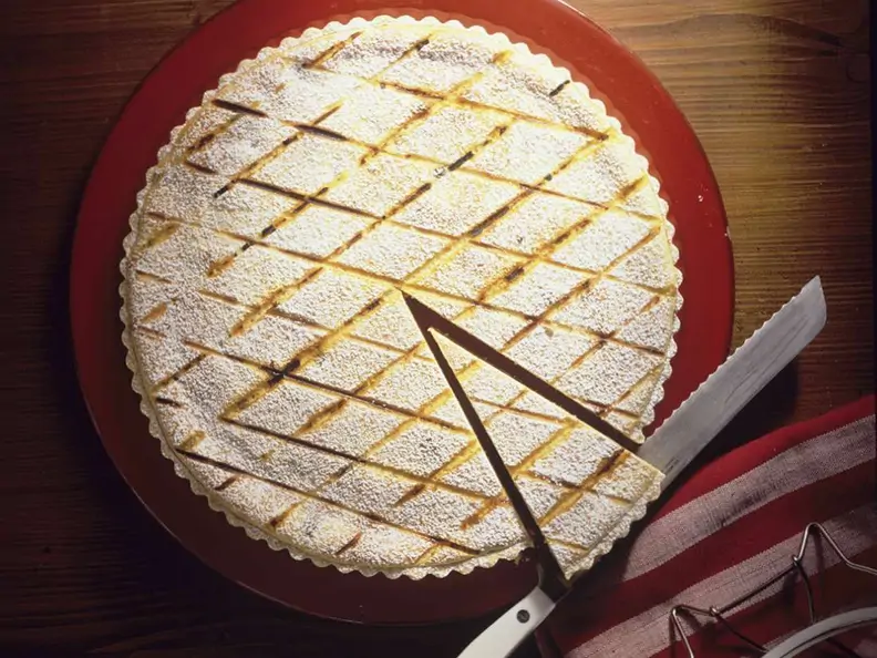 Käsekuchen mit Mürbeteig