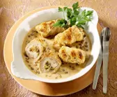 Gefüllte Kalbsröllchen