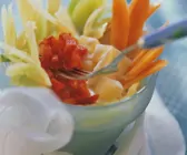 Gemüse in Cremesauce
