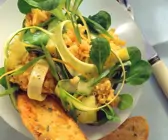 Fruchtiger Linsensalat mit Zucchini
