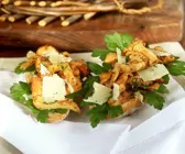 Pilz-Parmesan-Brötchen