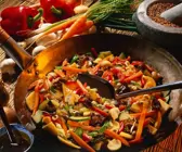 China-Gemüse mit süß-saurer Sauce