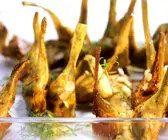 Knoblauch-Artischocken