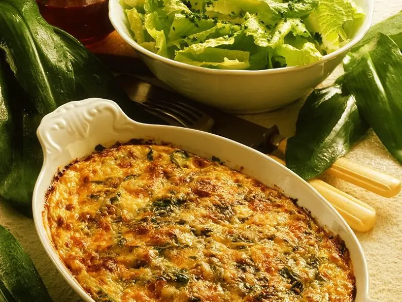 Kartoffel-Bärlauchgratin